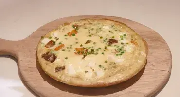 Cook a frittata on the AGA