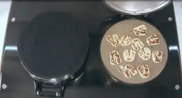 Cooking halloumi cheese on the AGA cooker