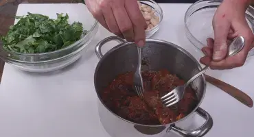 Lamb shanks on the AGA cooker