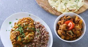 chicken curry with rice