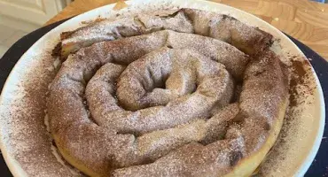 Chocolate, Date & Almond Filo Cake