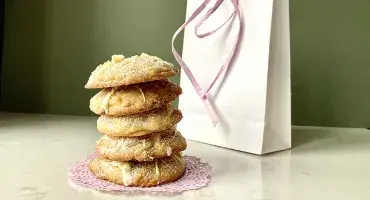 White Chocolate & Lemon Cookies