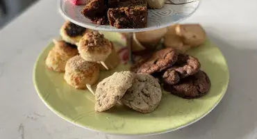 Triple chocolate cookies