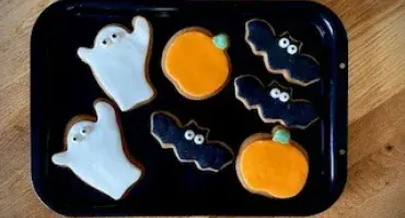 Spooky Ginger Biscuits Halloween Recipe