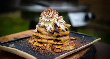 Salted Banoffee & Pecan Pancakes