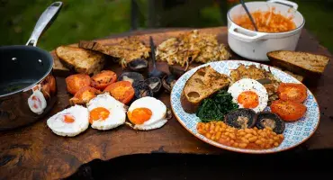Veggie Breakfast | AGA Outdoors x Shropshire Lad