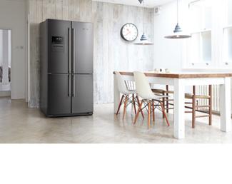 AGA SxS Deluxe refrigerator in Dark Inox