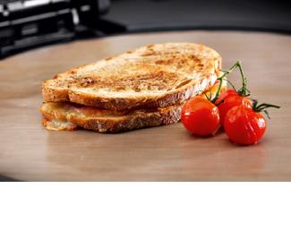 Toasted sandwich on the AGA simmering plate