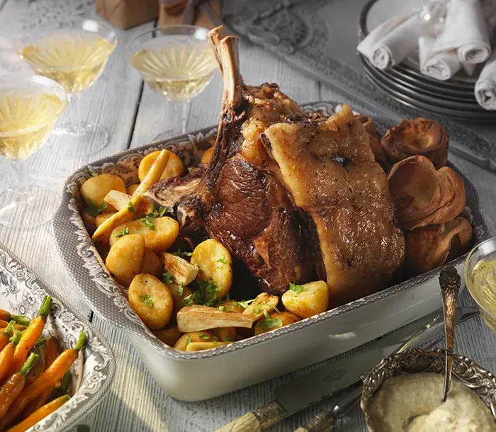 Roast beef in the Portmeirion Roasting Tin