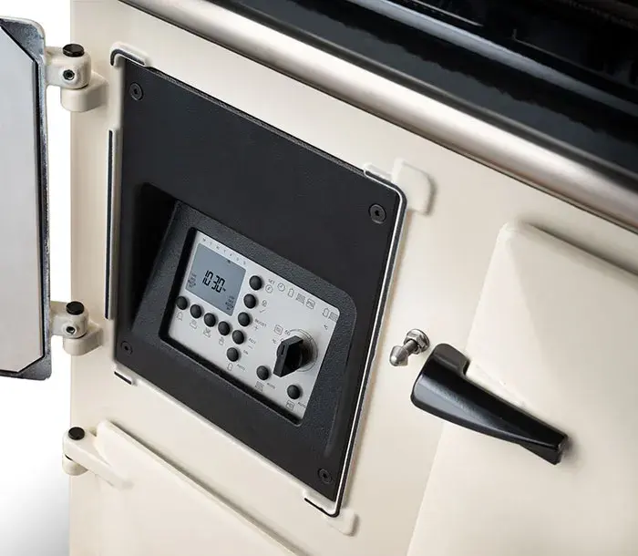 The control panel of the Rayburn Heatranger