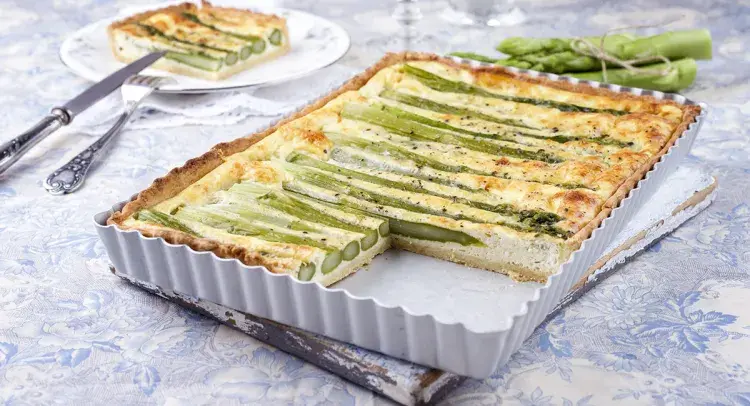 Asparagus and Herb Flan 