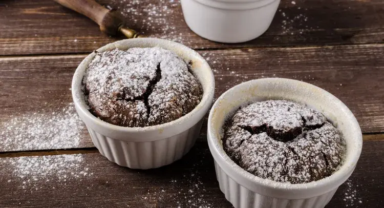 Hot Chocolate Soufflés
