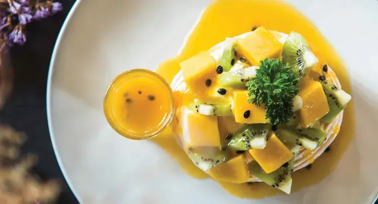 Tropical Fruit Pavlova