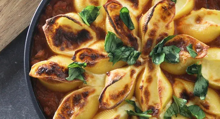 Stuffed pasta shells