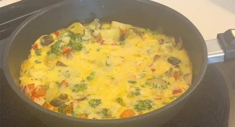 Cheese & Vegetable Frittata 