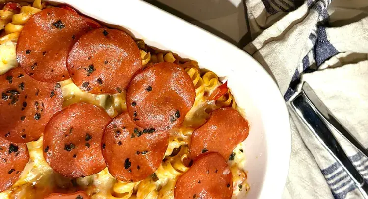 Pepperoni Supreme Pizza Pasta